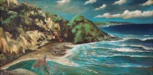 Henk Ngantung - Resting Boats (Bersandar)