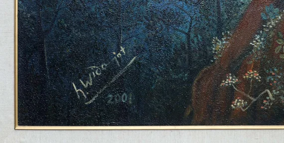 Widayat ~ Flamboyant Tree And Cow Herder (Flamboyan Dan Penggembala Sapi) | GLOBAL AUCTION