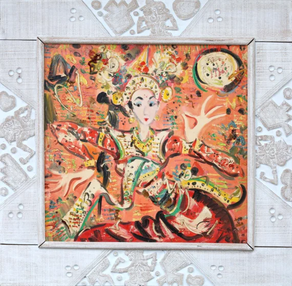 I Nyoman Gunarsa ~ Red Legong Dance | GLOBAL AUCTION