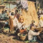 Willem Van Der Does ~ Market Scene (Suasana Pasar) | GLOBAL AUCTION