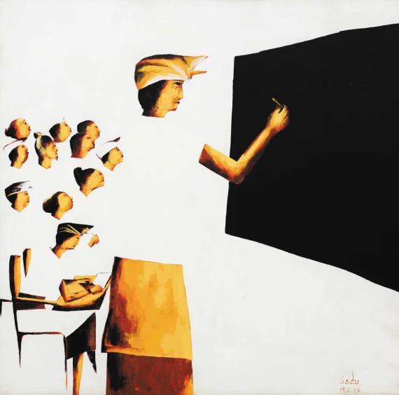 I Wayan Sadu ~ Studying (Belajar) | GLOBAL AUCTION