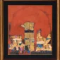 Umi Dachlan ~ Texture Composition On A Red Field (Komposisi Tekstur Di Atas Bidang Merah) | GLOBAL AUCTION