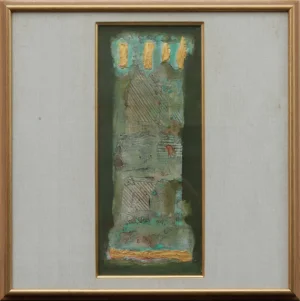 Ahmad Sadali - Vertical Plane With Green Background (Bidang Vertikal Dengan Latar Hijau)
