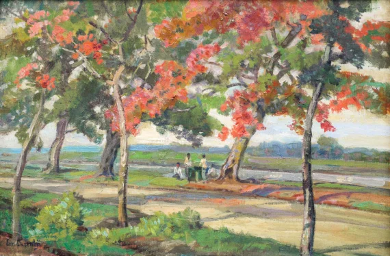 Ernest Dezentje ~ Landscape (Pemandangan) | GLOBAL AUCTION