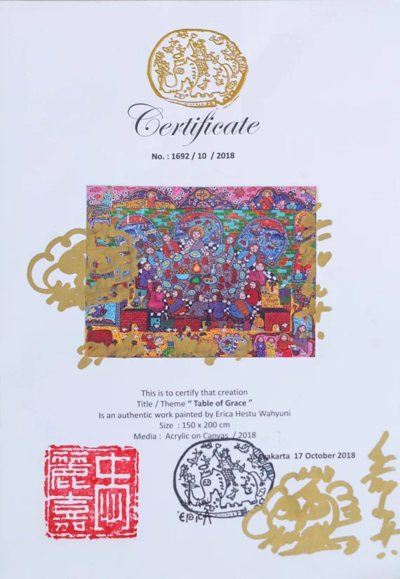 Erica Hestu Wahyuni ~ Table Of Grace (Meja Penuh Rahmat) | GLOBAL AUCTION
