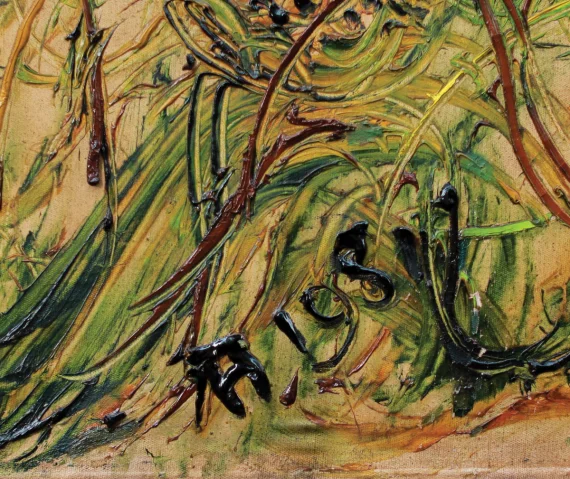 Affandi ~ Water Lilies Pond In Tasikmalaya | GLOBAL AUCTION