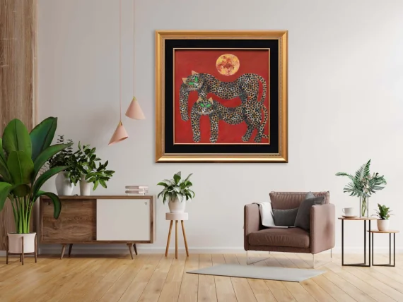 Popo Iskandar ~ Two Leopards And The Sun (Dua Macan Tutul Dan Matahari) | GLOBAL AUCTION