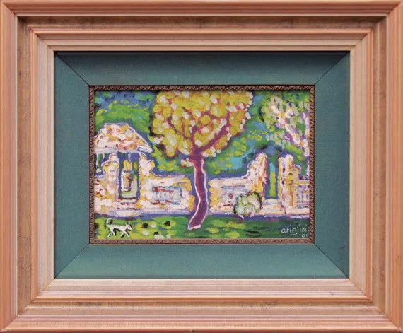 Arie Smit ~ Bentar Temple (Candi Bentar) | GLOBAL AUCTION