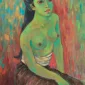 Han Snel ~ Green Topless Woman | GLOBAL AUCTION