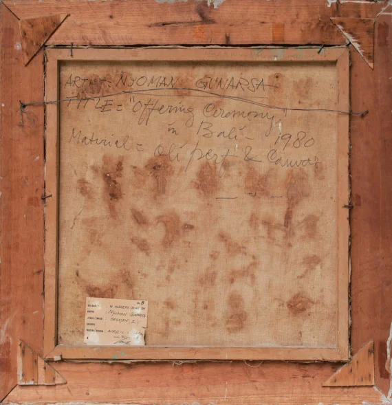 I Nyoman Gunarsa ~ Offering Ceremony | GLOBAL AUCTION
