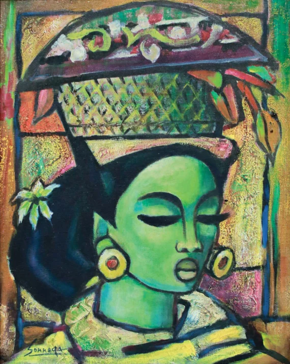 Auke Cornelis Sonnega ~ Balinese Woman | GLOBAL AUCTION