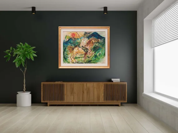 Affandi ~ Horsemen | GLOBAL AUCTION