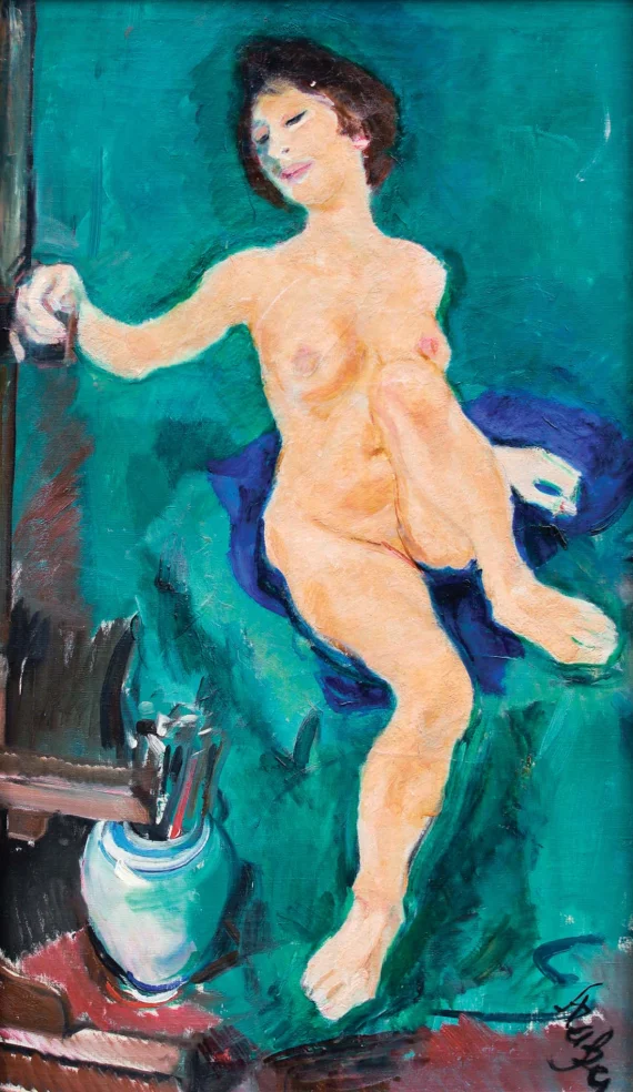Roland Strasser ~ Sitting Nude | GLOBAL AUCTION