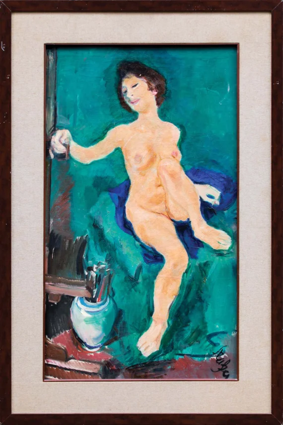 Roland Strasser ~ Sitting Nude | GLOBAL AUCTION