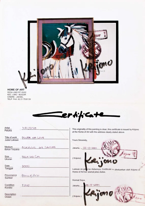 Krijono ~ Power Of Love | GLOBAL AUCTION