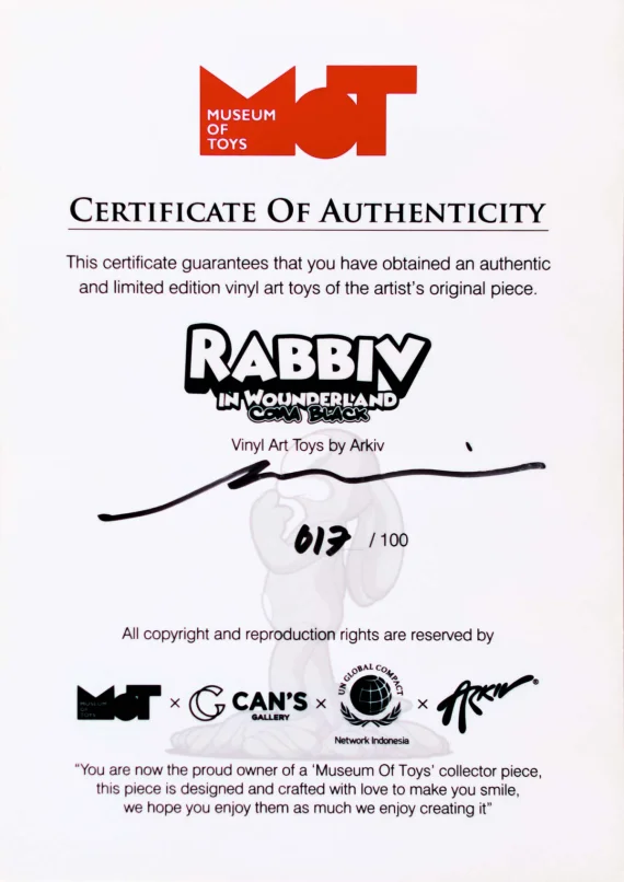 Arkiv Vilmansa ~ Rabbiv In Wonderland Coma Black | GLOBAL AUCTION