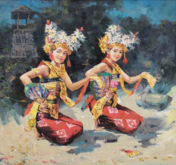 I Fantje ~ Two Balinese Dancers | GLOBAL AUCTION