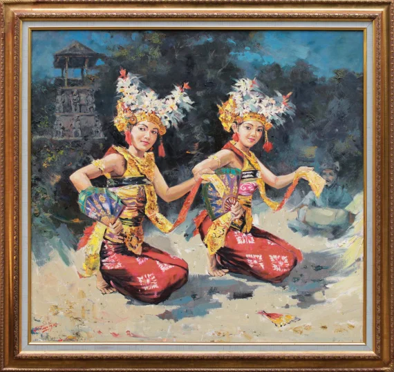 I Fantje ~ Two Balinese Dancers | GLOBAL AUCTION