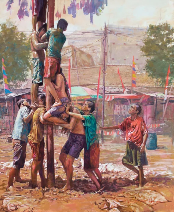 Dede Eri Supria ~ Panjat Pinang | GLOBAL AUCTION