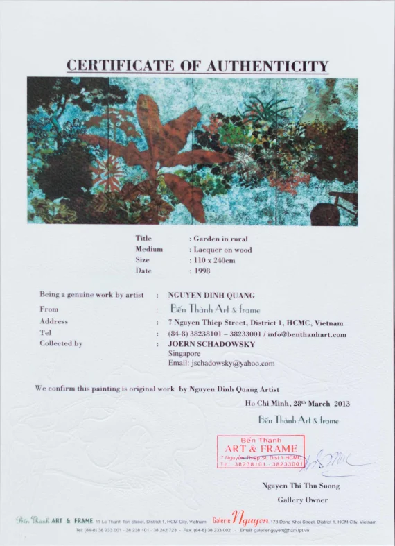 Nguyen Dinh Quang ~ Garden In Rural | GLOBAL AUCTION