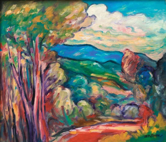 John Van Der Sterren ~ Landscape Near Candi Hijau | GLOBAL AUCTION