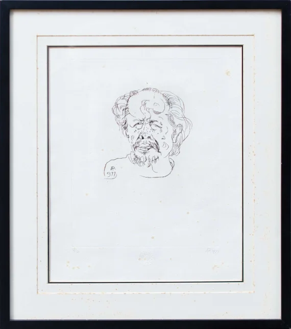 Affandi ~ Self Portrait | GLOBAL AUCTION