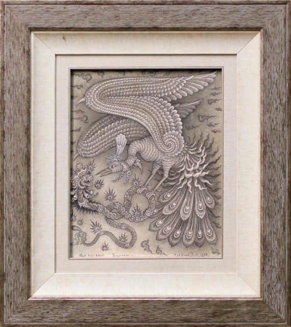 I Gusti Ketut Kobot ~ Bird Fighting Dragon | GLOBAL AUCTION