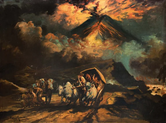 Frederik Kasenda ~ People Escaping The Eruption Of Merapi | GLOBAL AUCTION