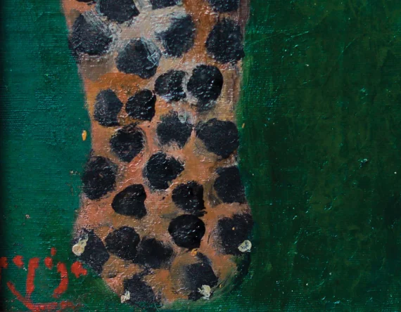 Popo Iskandar ~ Leopard And The Sun | GLOBAL AUCTION