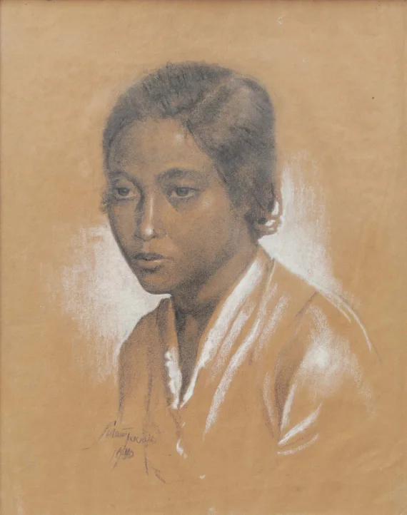 Siauw Tik Kwie ~ Portrait Of A Woman | GLOBAL AUCTION