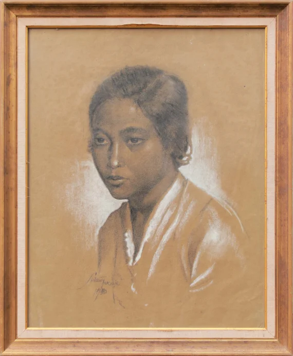 Siauw Tik Kwie ~ Portrait Of A Woman | GLOBAL AUCTION