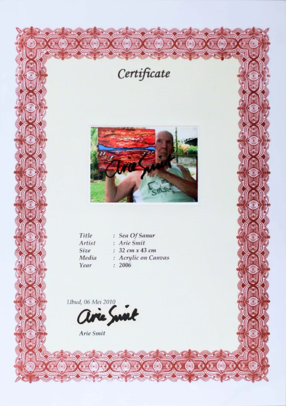 Arie Smit ~ Sea Of Sanur | GLOBAL AUCTION