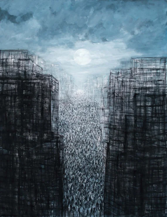 Pande Ketut Taman ~ Full Moon Over The City | GLOBAL AUCTION