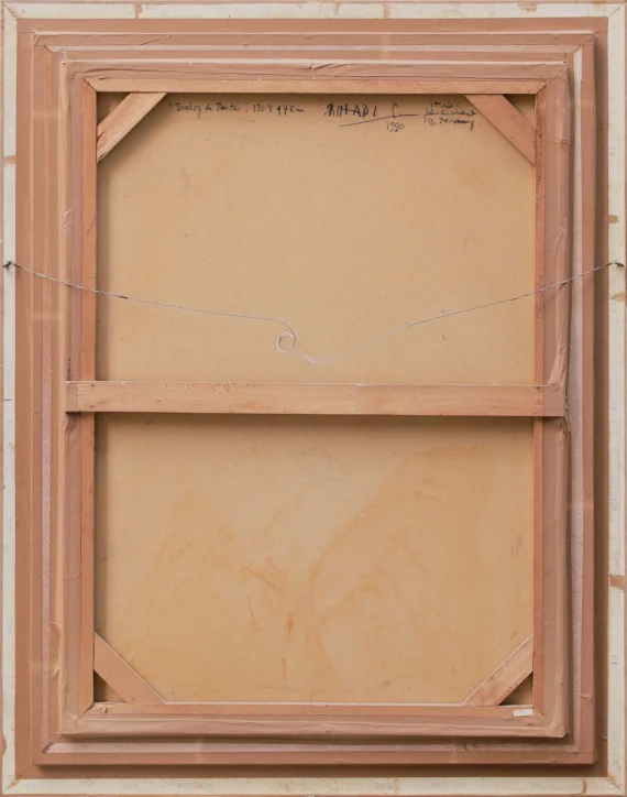 Srihadi Soedarsono ~ Dialogue At The Beach (Dialog Di Pantai) | GLOBAL AUCTION