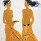 Srihadi Soedarsono ~ Dialogue At The Beach (Dialog Di Pantai) | GLOBAL AUCTION