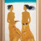 Srihadi Soedarsono ~ Dialogue At The Beach (Dialog Di Pantai) | GLOBAL AUCTION