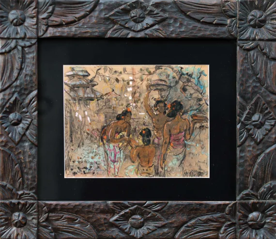 Adrien Jean Le Mayeur De Merpres ~ Morning In Bali (Matin à Bali) | GLOBAL AUCTION