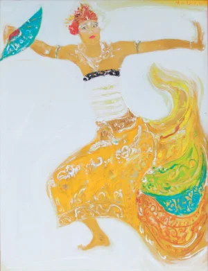 Srihadi Soedarsono - Kebyar Dancer  Penari Kebyar