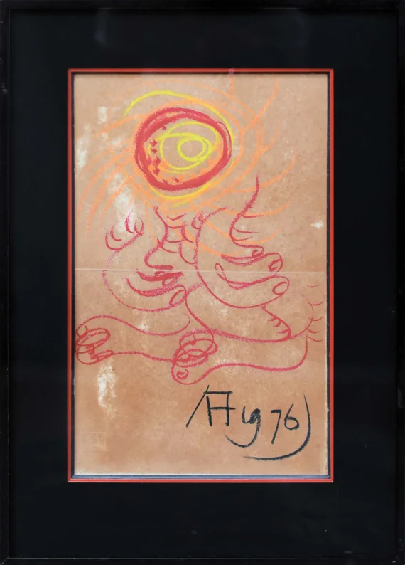 Affandi ~ The Sun | GLOBAL AUCTION