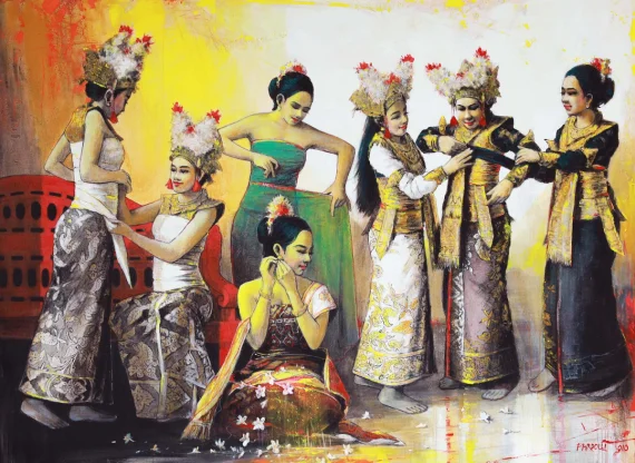 Pardoli Fadli ~ Getting Ready For The Performance (Berhias Siap Pentas) | GLOBAL AUCTION