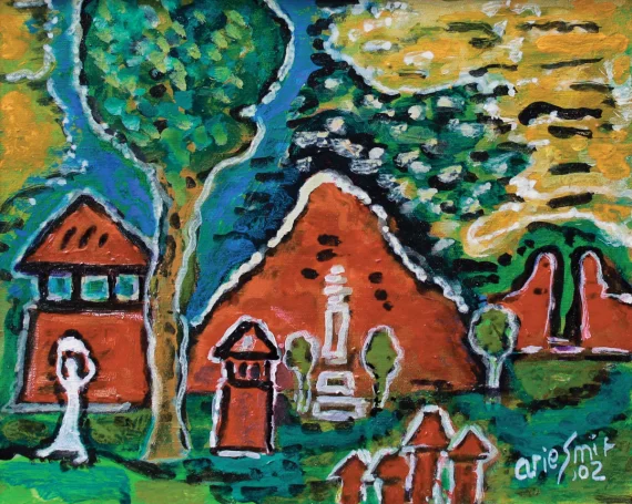 Arie Smit ~ Balinese Temple (Pura Di Bali) | GLOBAL AUCTION