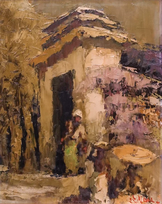 Lucien Frits Ohl ~ At The Front Gate | GLOBAL AUCTION