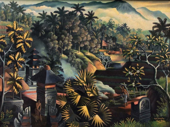 I Gusti Agung Wiranata ~ Morning In The Village (Suasana Desa Di Pagi Hari) | GLOBAL AUCTION