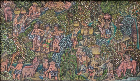 Ida Bagus Made Togog ~ Village Life In Bali | GLOBAL AUCTION