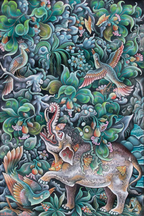 Ida Bagus Rai ~ Airavata (Gajah Airawata) | GLOBAL AUCTION