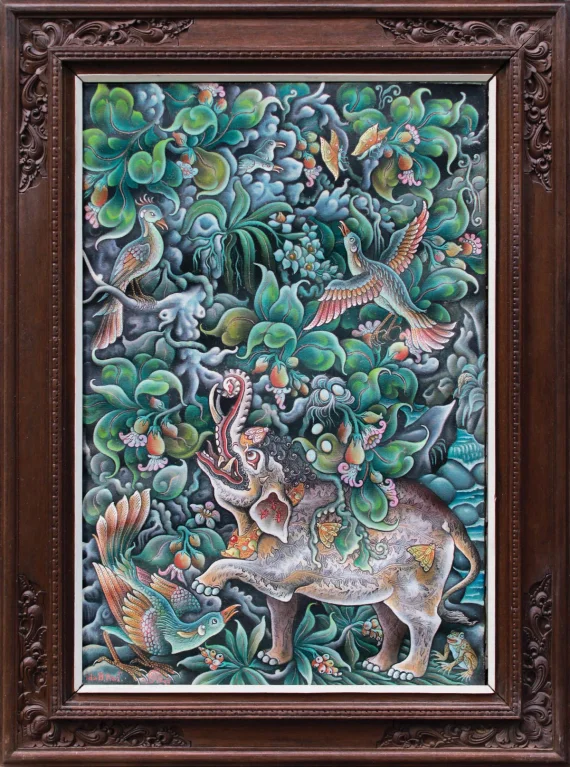 Ida Bagus Rai ~ Airavata (Gajah Airawata) | GLOBAL AUCTION