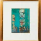 Umi Dachlan ~ Vertical Fields On A Turquoise Green | GLOBAL AUCTION