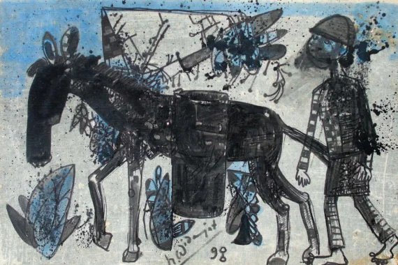 Widayat ~ The Farmer And His Horse (Petani Dan Kudanya) | GLOBAL AUCTION