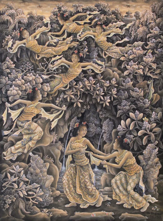 I Wayan Tohdjiwa ~ Rajapala And The Stolen Shawl Of Ken Sulasih (Rajapala Mencuri Selendang Bidadari Ken Sulasih) | GLOBAL AUCTION