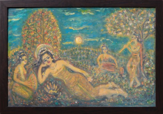 Otto Djaya ~ The Queen And Her Three Handmaidens (Ratu Dan Tiga Dayang-dayang) | GLOBAL AUCTION